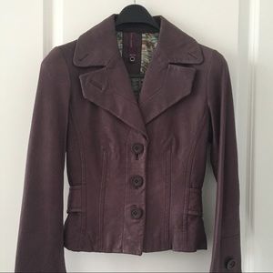 NEW LABEL genuine leather size XS